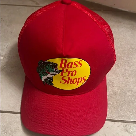 Bass Pro Shops Red Cap - Picture 1 of 8